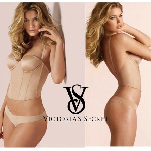 Victoria's Secret Low Back Bustier
"Back Off Baby" 38C New W/Tags, Black - Picture 2 of 9